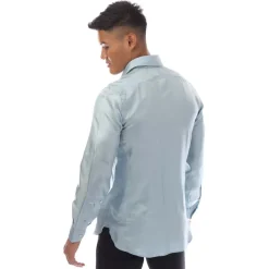 Formalwear*Tom Ford Long Sleeve Dress Shirt in Blue