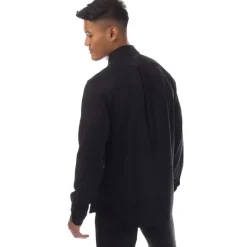 Shirts*Tom Ford Silk Cotton Blend Button Down Shirt in Black
