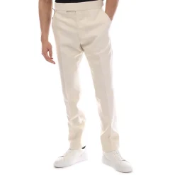 Formalwear*Tom Ford Suit Trousers in Cream