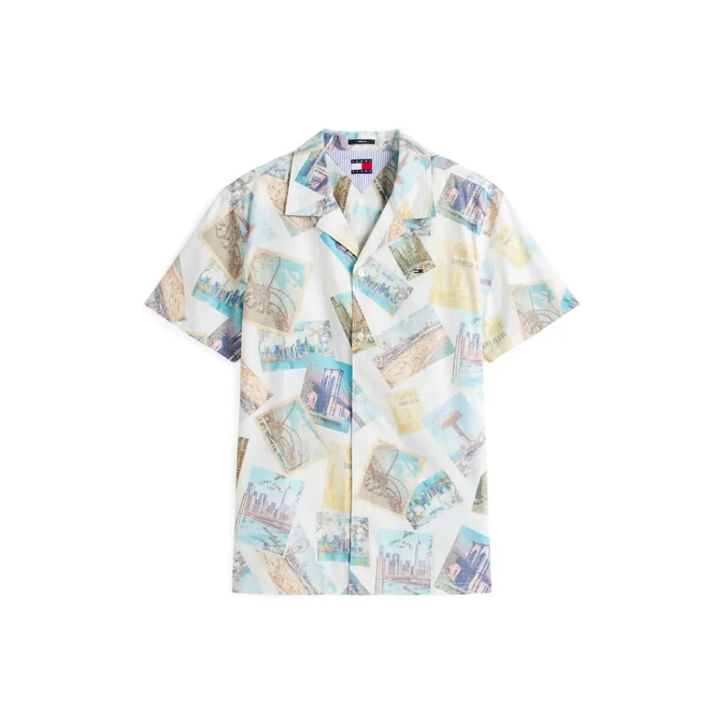 Shirts*Tommy Jeans Aop Camp Shirt in Multi