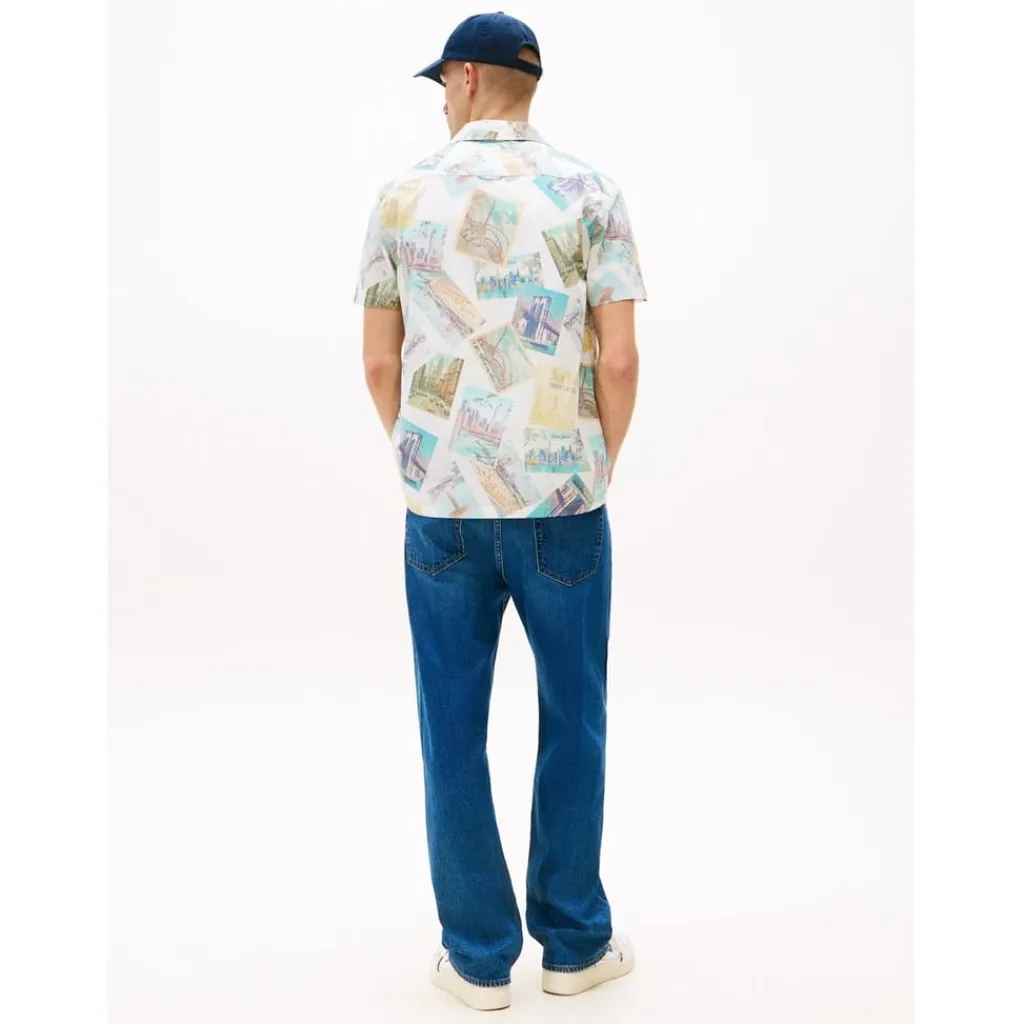 Shirts*Tommy Jeans Aop Camp Shirt in Multi