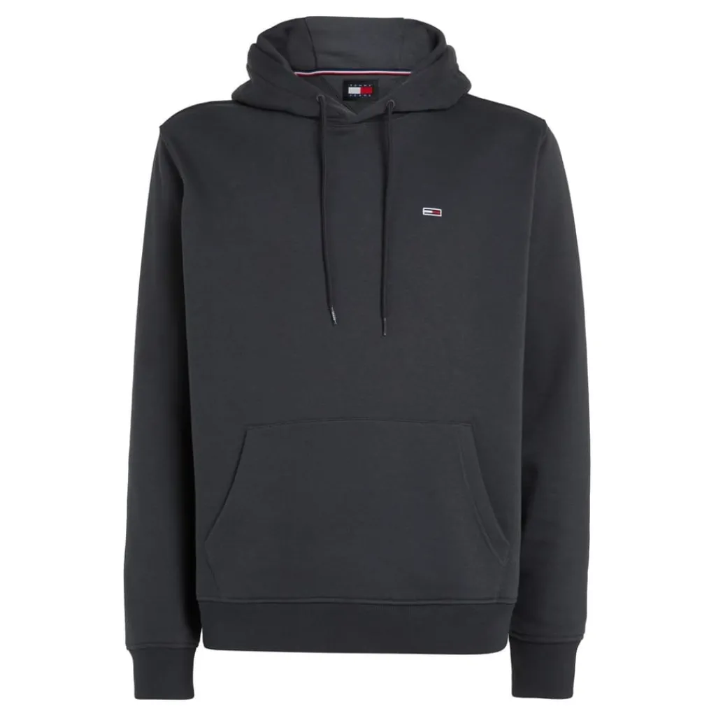 Hoodies*Tommy Jeans Flag Hoodie in Grey