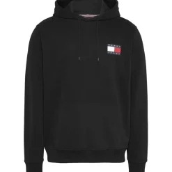 Hoodies*Tommy Jeans Hooded Regular Fit Sweatshirt in Black