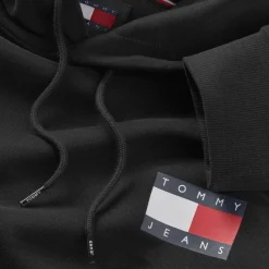 Hoodies*Tommy Jeans Hooded Regular Fit Sweatshirt in Black