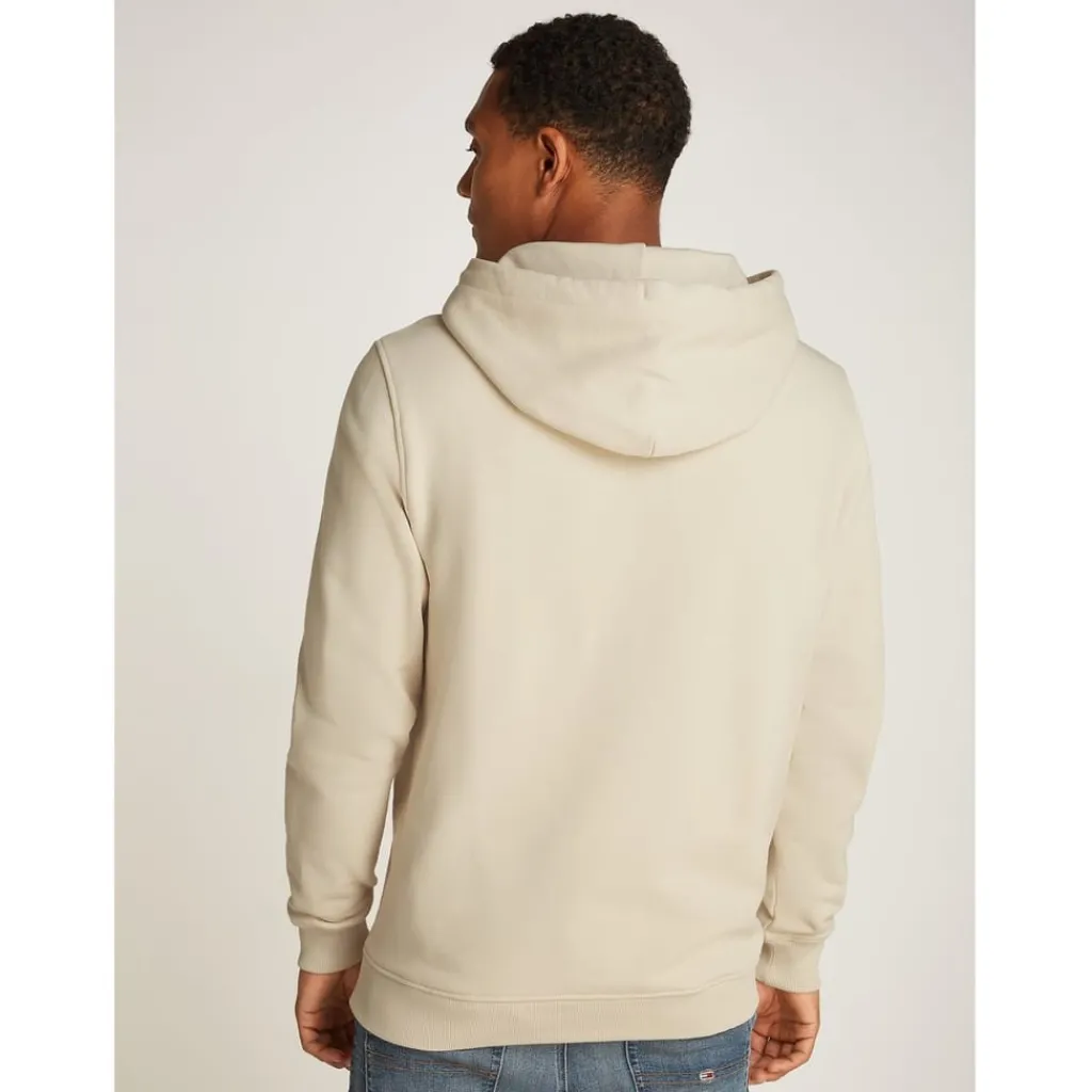 Hoodies*Tommy Jeans Reg Badge Hoodie Ext in Beige