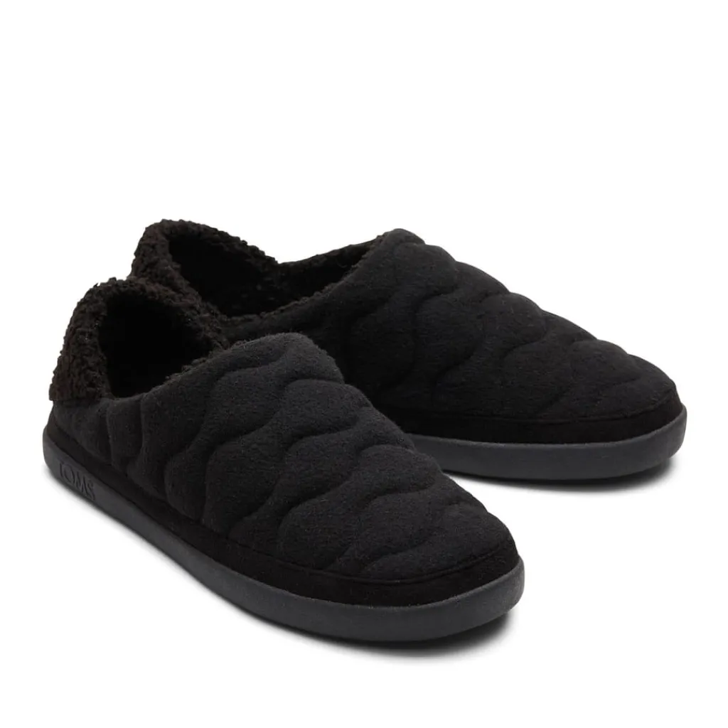 Slippers*Toms Ezra Quilted Slippers in Black