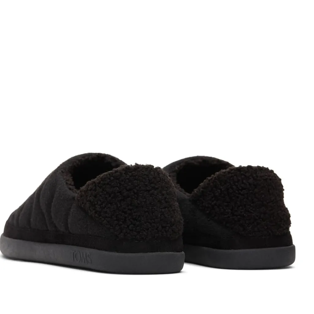 Slippers*Toms Ezra Quilted Slippers in Black