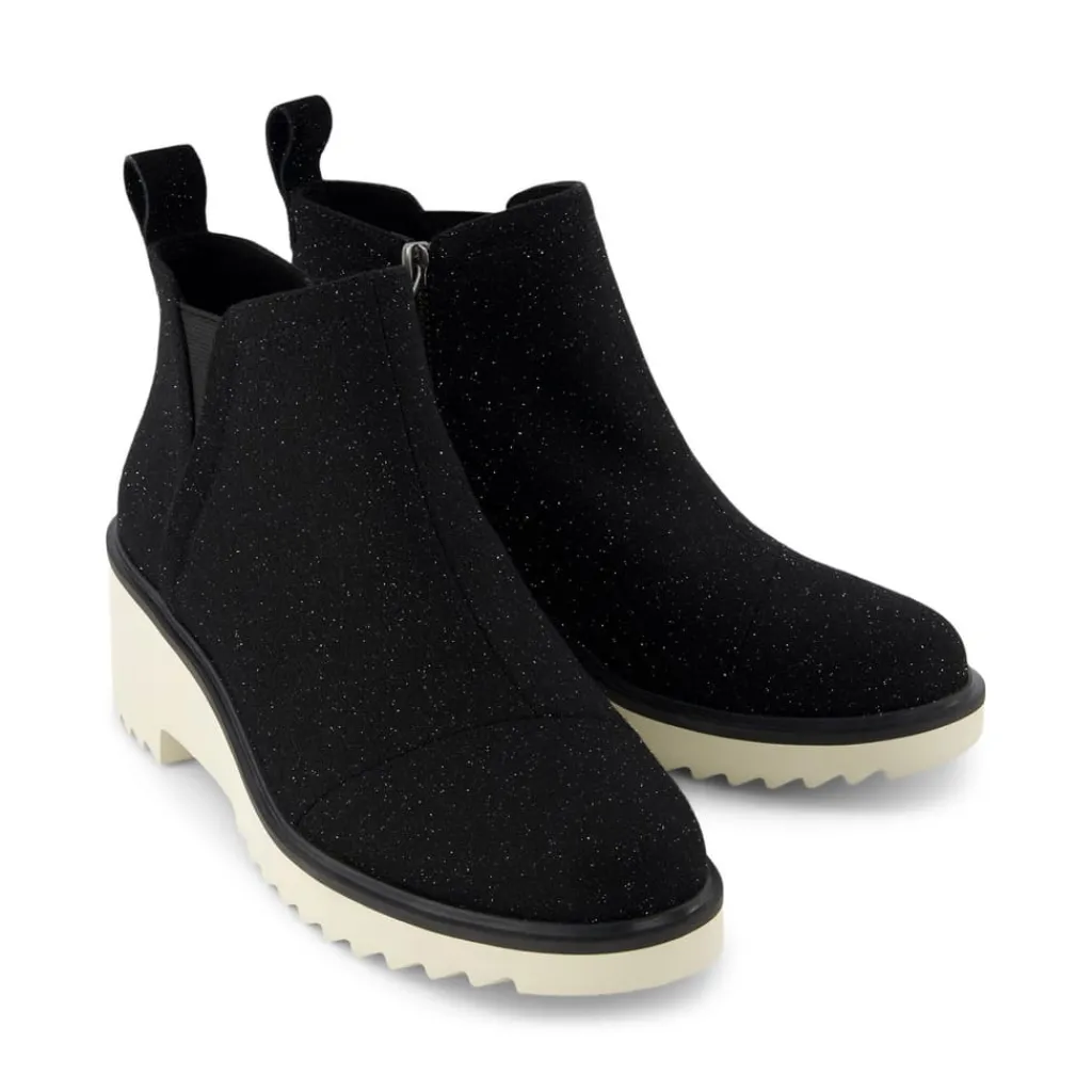 Footwear|Boots*Toms Maude Twill Boots in Black