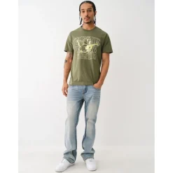 Jeans*True Religion Billy Super T Relaxed Jeans in Blue