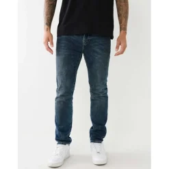 Jeans*True Religion Rocco Five Pocket Skinny Jeans in Blue