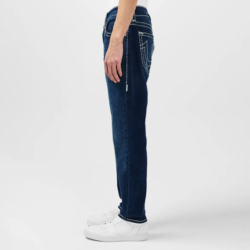 Jeans*True Religion Rocco Five Pocket Tapered Jeans in Blue
