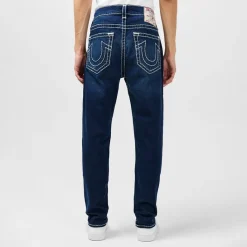 Jeans*True Religion Rocco Five Pocket Tapered Jeans in Blue