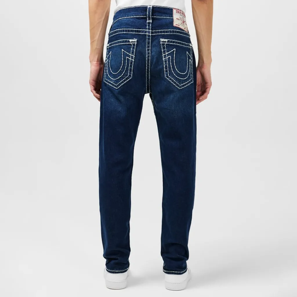 Jeans*True Religion Rocco Five Pocket Tapered Jeans in Blue
