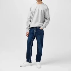 Jeans*True Religion Rocco Five Pocket Tapered Jeans in Blue