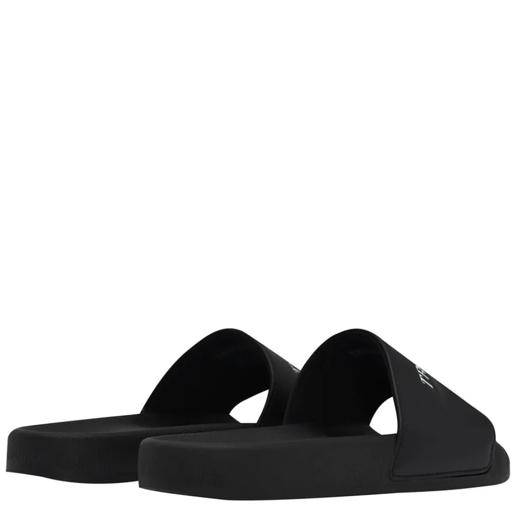 Beach Shoes*True Religion Sliders in Black