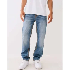 Jeans*True Religion Super Q Straight Leg Jeans in Blue