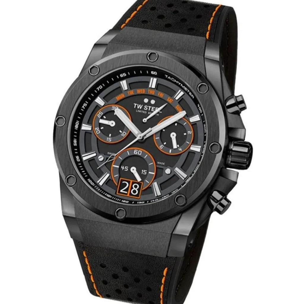 Jewellery-Watches*TW Steel Steel Ace Watch Ace124 in Black
