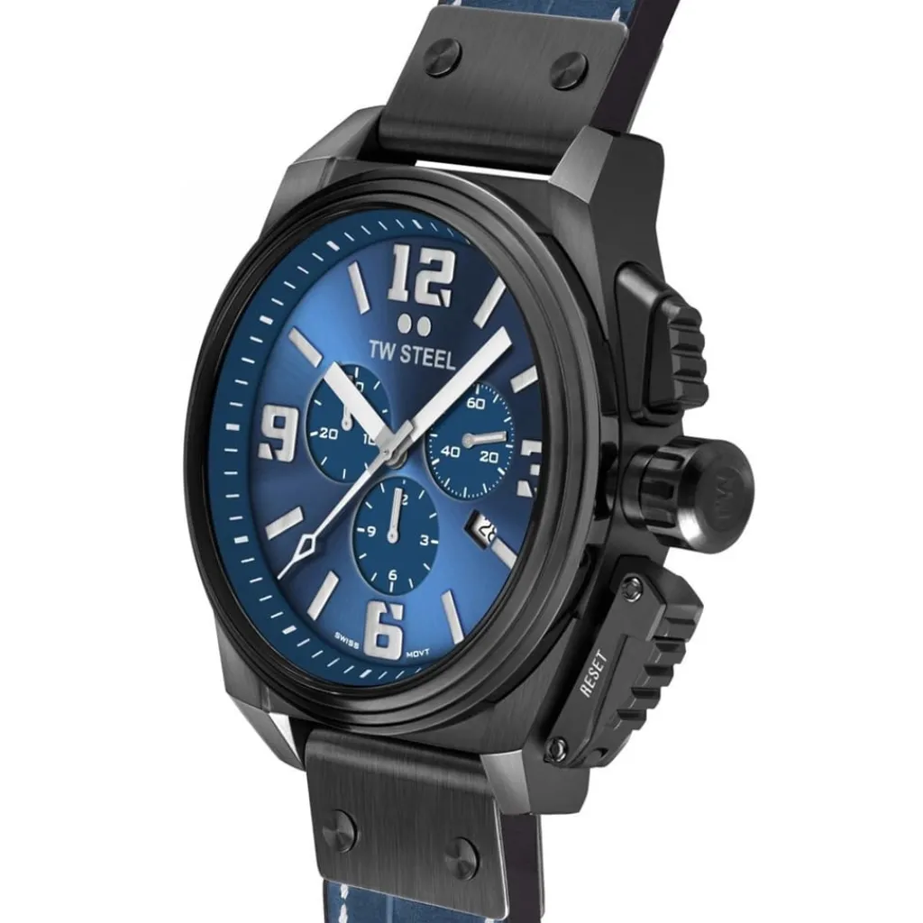 Jewellery-Watches*TW Steel Steel Canteen Watch Tw1016 in Black