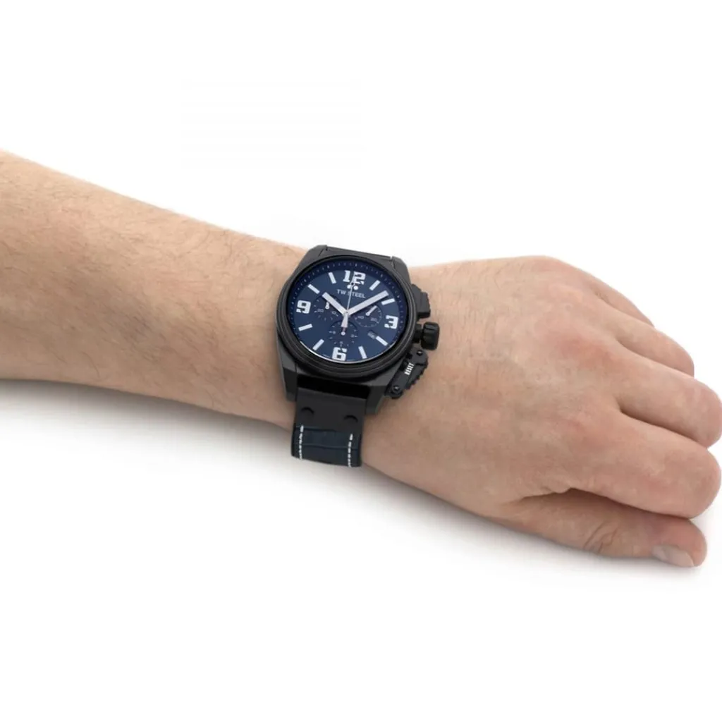 Jewellery-Watches*TW Steel Steel Canteen Watch Tw1016 in Black