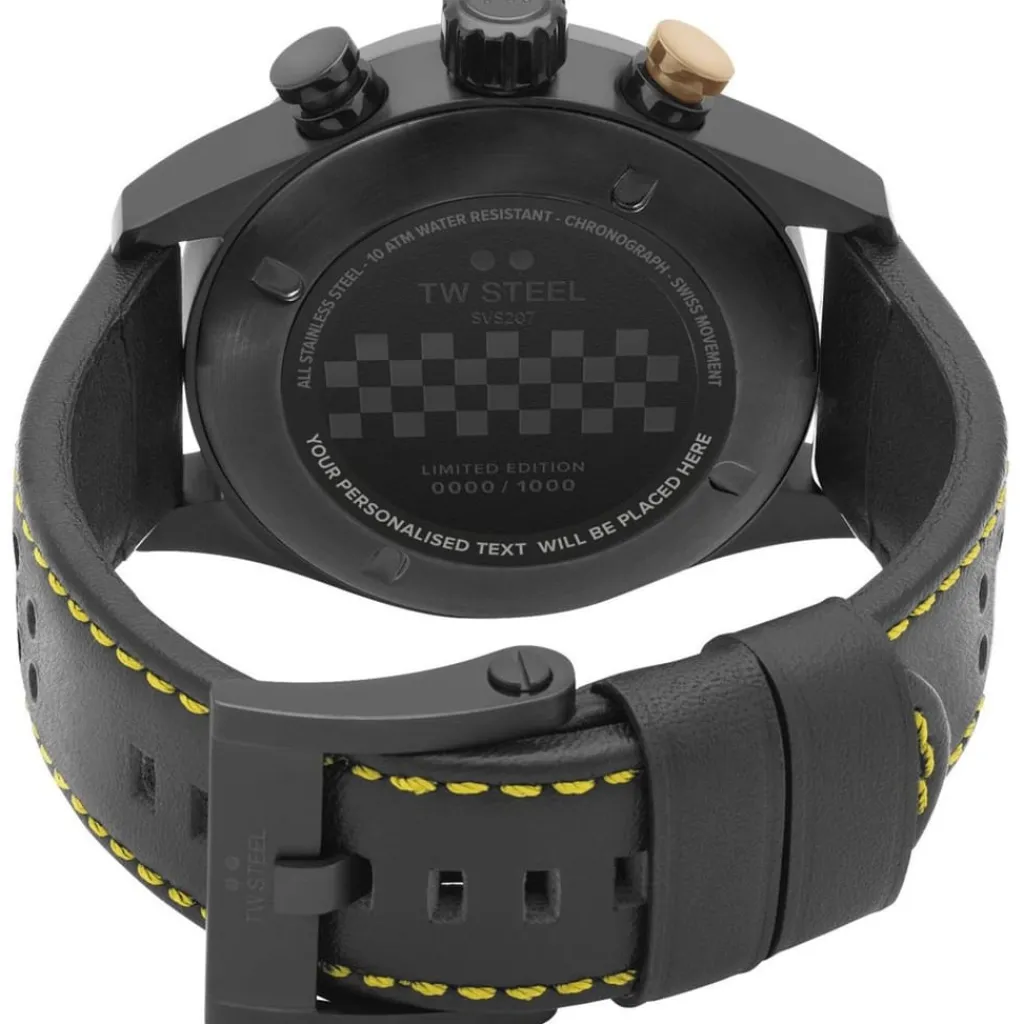 Jewellery-Watches*TW Steel Steel Swiss Volante Watch Svs207 in Black