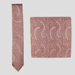 Assorted*Twisted Tailor Paisley Tie Set in Pink