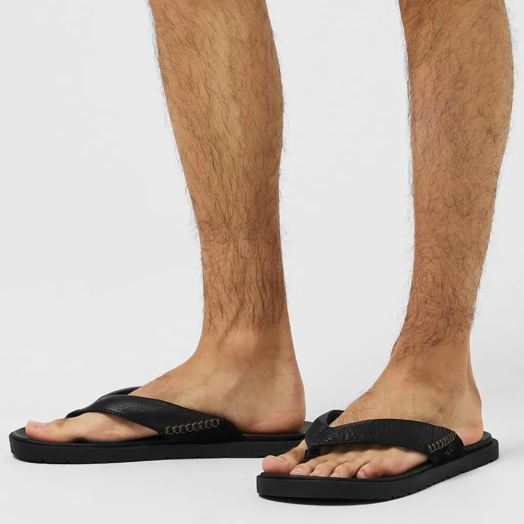 Beach Shoes*Ugg Ii Flip Flops in Black
