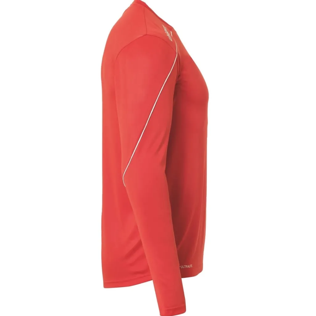 Fitness And Gymwear*Uhlsport Str22 Slim Fit Crew Neck T-Shirt in Red