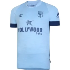 Football And Rugby Clothing*Umbro Brentford Away Shirt 2023 2024 Adults in Blue