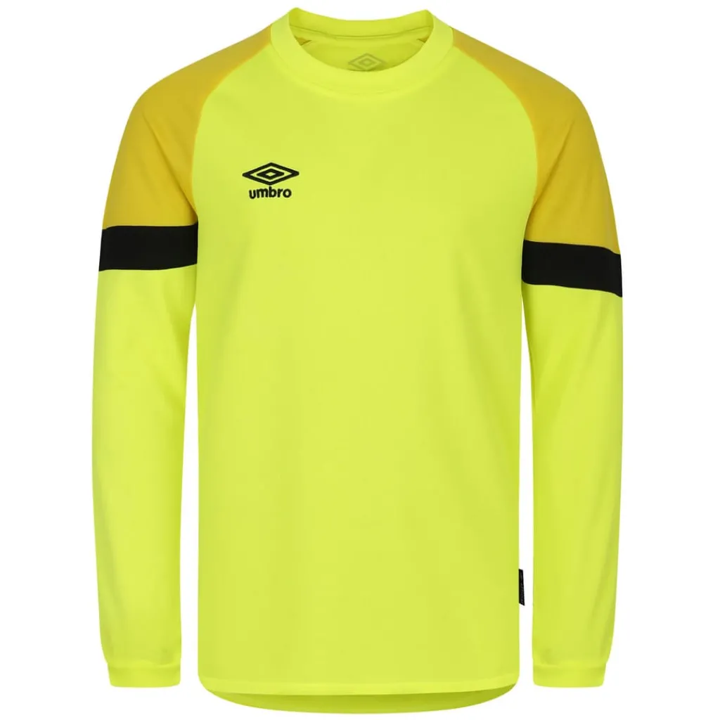 T-Shirts And Vests*Umbro Long Sleeve Goal Keeper Jersey in yellow black
