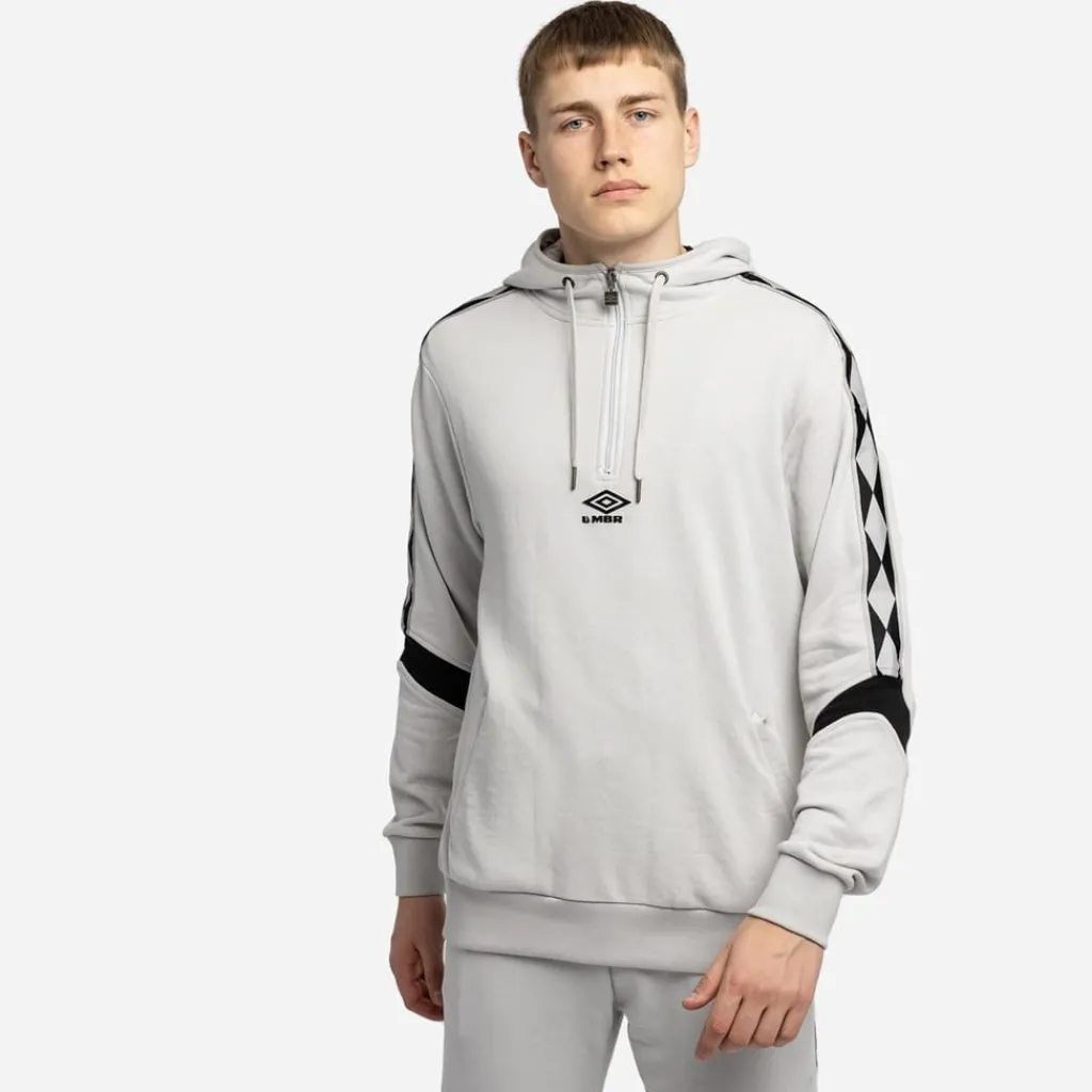 Hoodies*Umbro Mens Diamond Taped Half Zip Hoody in Multi