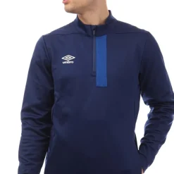 Sweatshirts*Umbro Premier 1/2 Zip Fleece in Blue