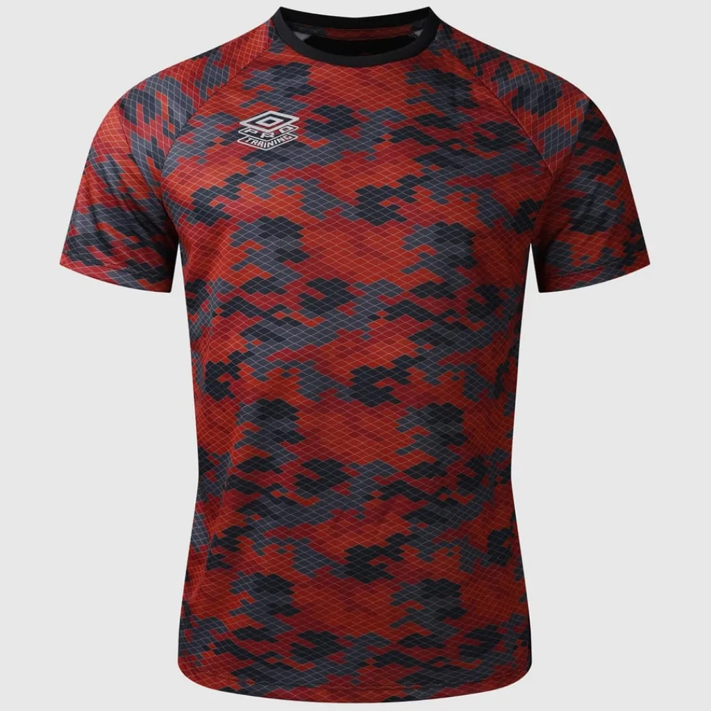 Football And Rugby Clothing*Umbro Pro Slim Fit Crew Neck T-Shirt in Black