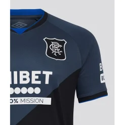 Football And Rugby Clothing*Umbro Rangers Third Shirt 2025 2026 Adults in Black