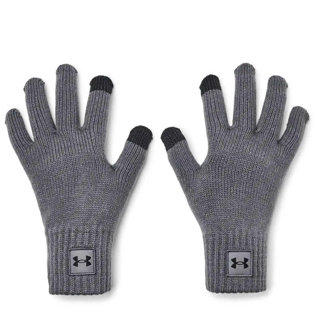 Gloves-Scarves-Umbrellas*Under Armour Armour Ua Halftime Gloves Fleece Glove Mens in Grey
