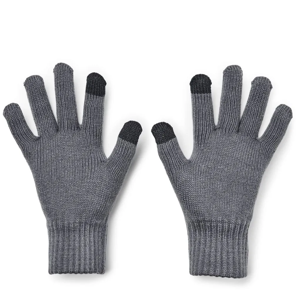 Gloves-Scarves-Umbrellas*Under Armour Armour Ua Halftime Gloves Fleece Glove Mens in Grey