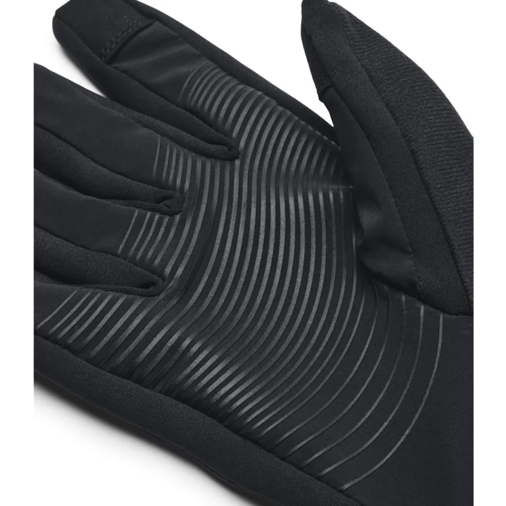 Gloves-Scarves-Umbrellas*Under Armour Armour Ua Storm Fleece Run Gloves Running Glove Mens in Black