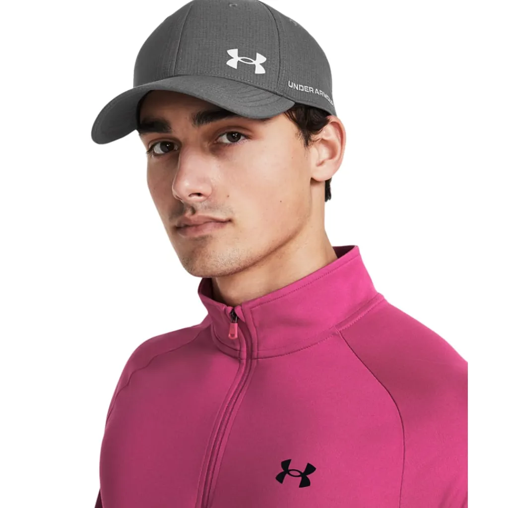 Caps-Hats*Under Armour ArmourVent Adjustable Cap in Grey