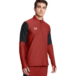Fitness And Gymwear*Under Armour Challenger Pro 1/4 Zip Top in Orange