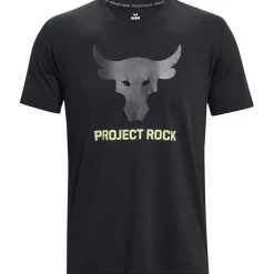 Fitness And Gym Tops*Under Armour Crew Neck Relaxed Fit Bull T-Shirt in Black