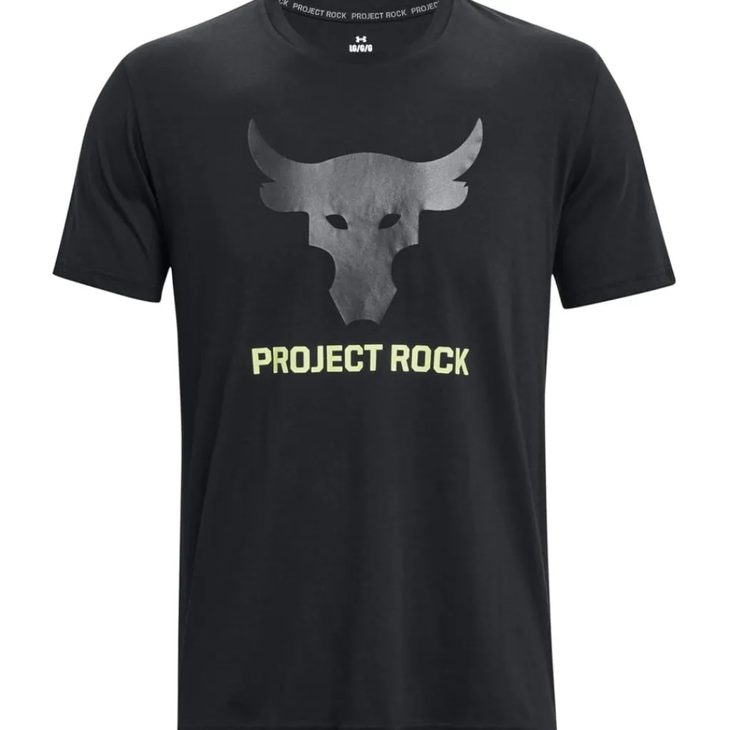 Fitness And Gym Tops*Under Armour Crew Neck Relaxed Fit Bull T-Shirt in Black