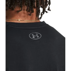Fitness And Gym Tops*Under Armour Crew Neck Relaxed Fit Bull T-Shirt in Black