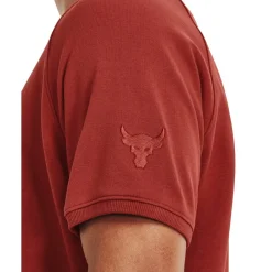 Fitness And Gymwear*Under Armour Crew Neck Relaxed Fit Gym T-Shirt in Red