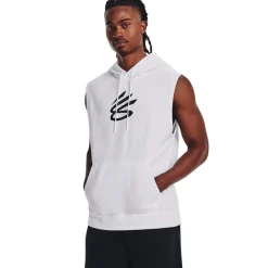 Hoodies*Under Armour Curry Fleece Hood Men’s in White