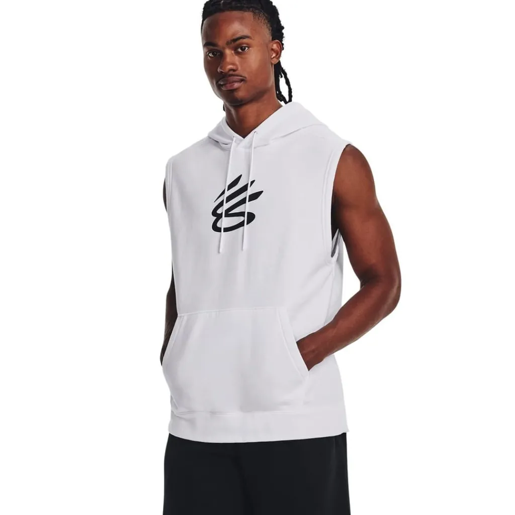 Hoodies*Under Armour Curry Fleece Hood Men’s in White