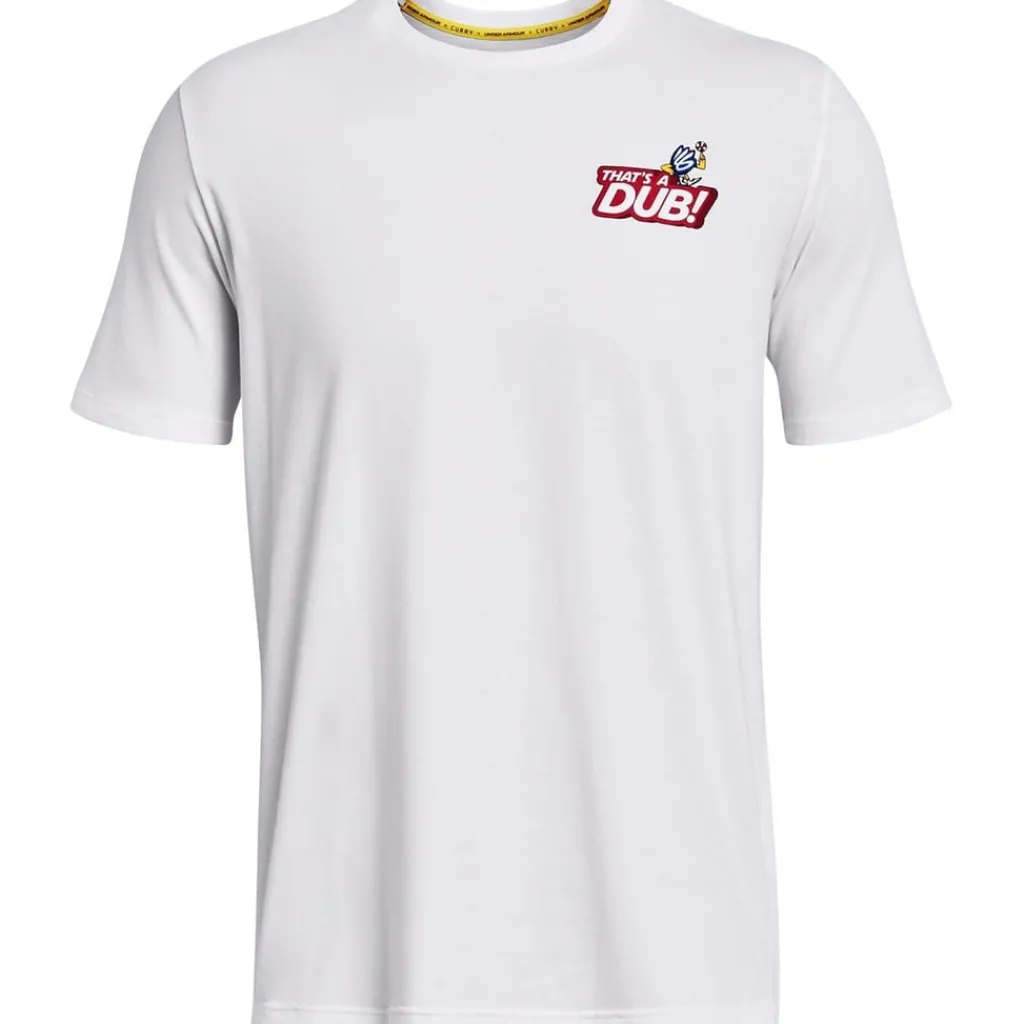 Fitness And Gymwear*Under Armour Curry Goat Regular Fit Short Sleeve T-Shirt in White