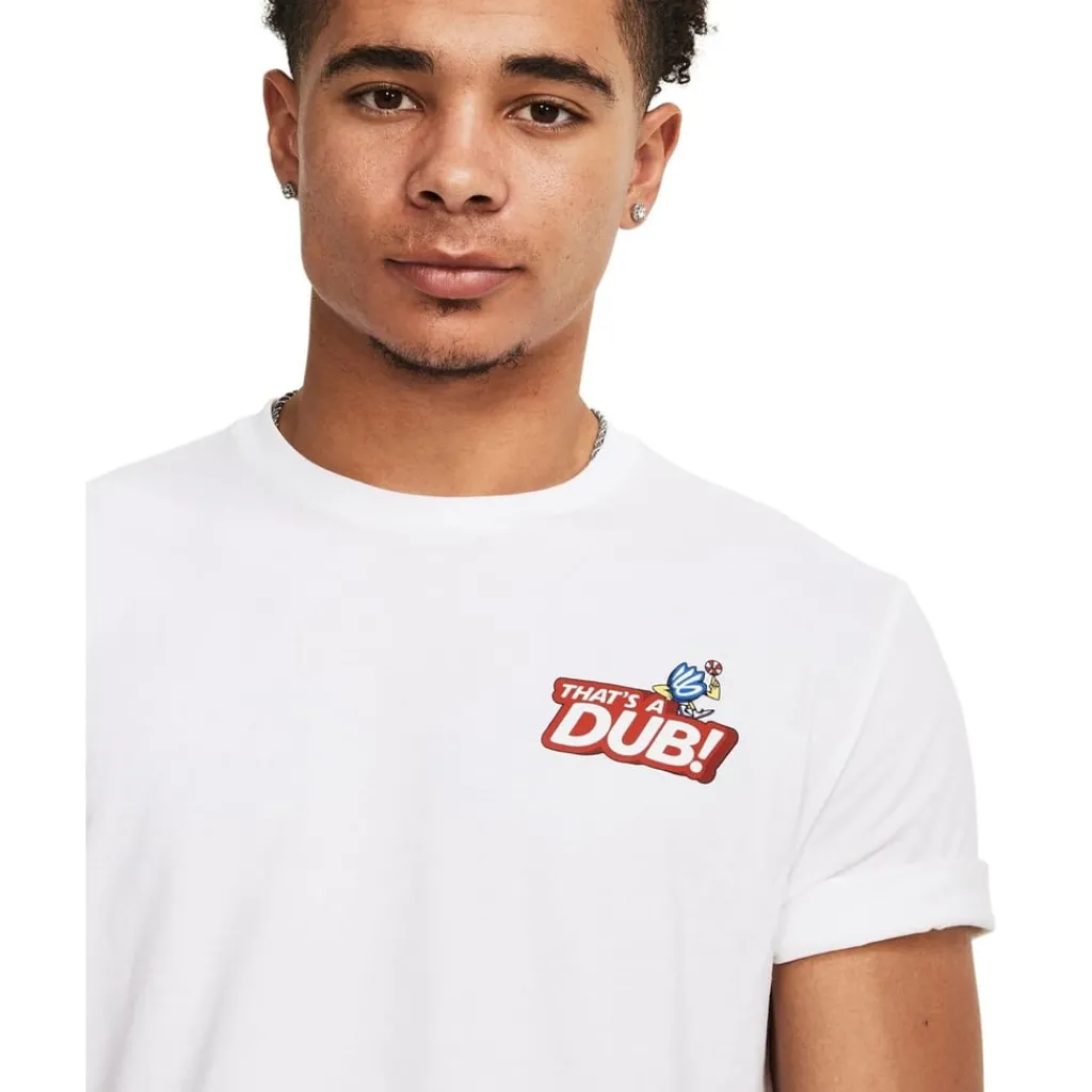 Fitness And Gymwear*Under Armour Curry Goat Regular Fit Short Sleeve T-Shirt in White