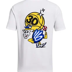 Fitness And Gymwear*Under Armour Curry Goat Regular Fit Short Sleeve T-Shirt in White