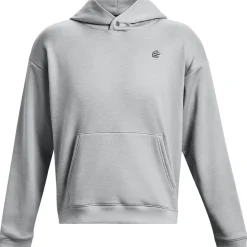 Fitness And Gym Tops*Under Armour Curry Hooded Relaxed Fit Sweatshirt in Grey