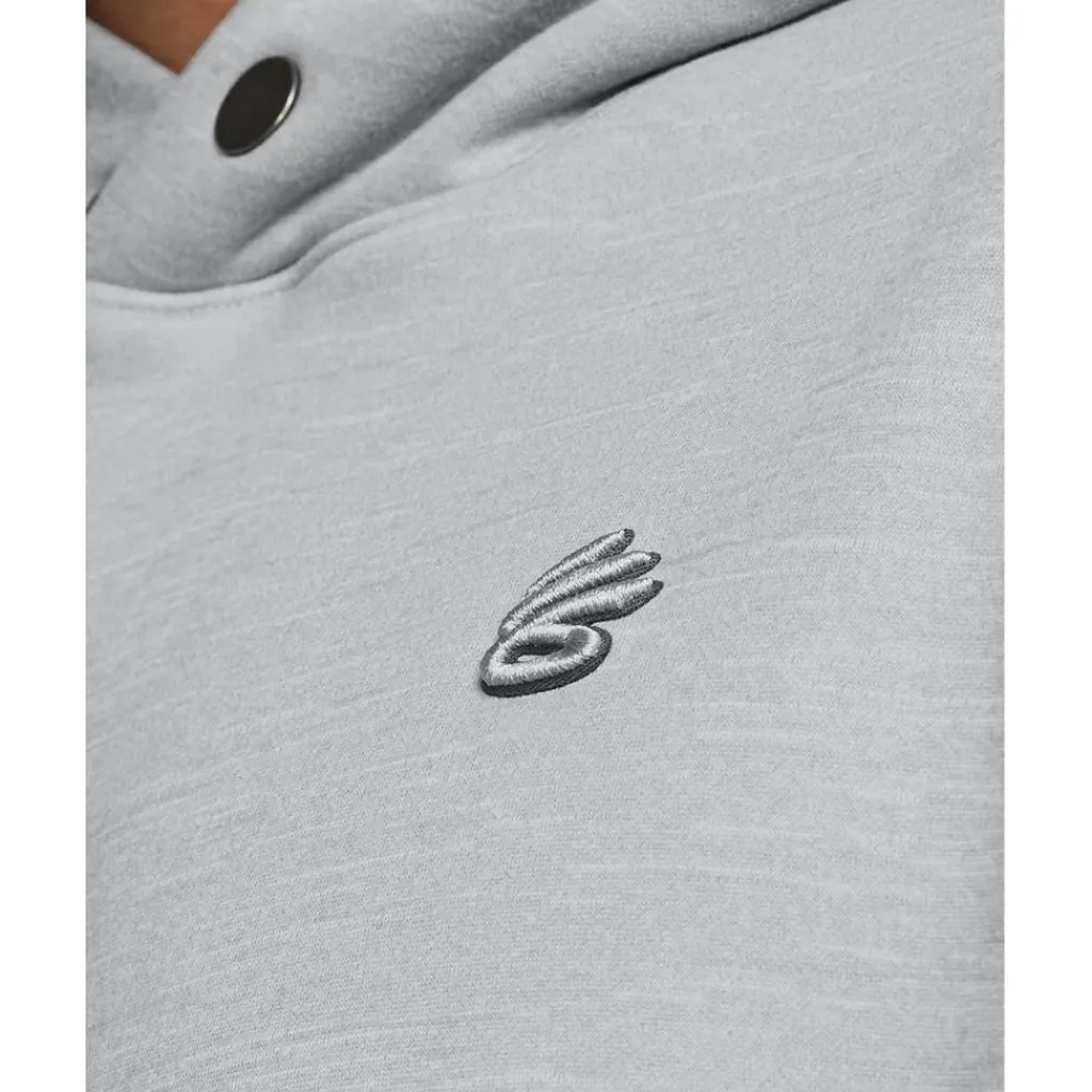 Fitness And Gym Tops*Under Armour Curry Hooded Relaxed Fit Sweatshirt in Grey