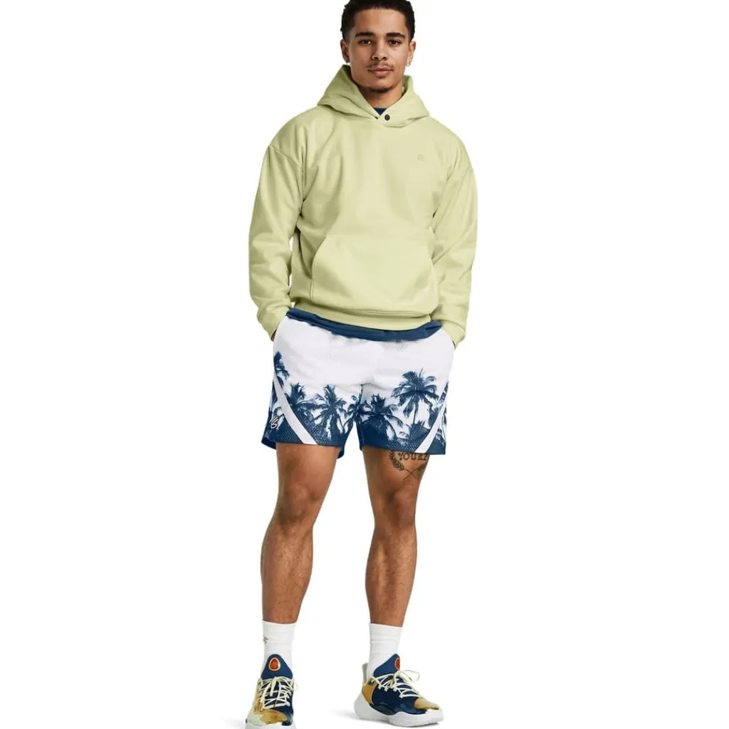 Fitness And Gym Tops|Fitness And Gymwear*Under Armour Curry Hooded Relaxed Fit Sweatshirt in Green